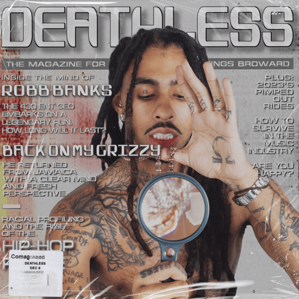 Album cover art for "Back on My Grizzy" by Robb Bank$