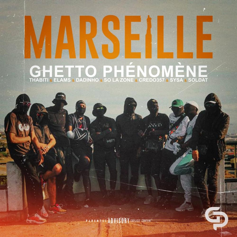 Album cover art for "Marseille" by Ghetto Phénomène