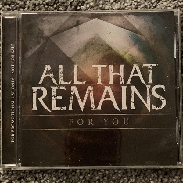 Album cover art for "For You" by All That Remains