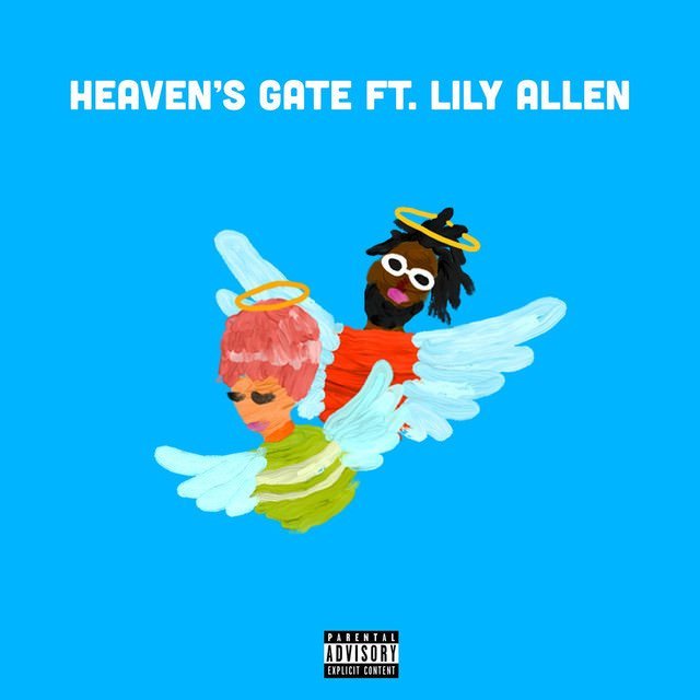 Album cover art for "Heaven’s Gate" by Burna Boy & Lily Allen