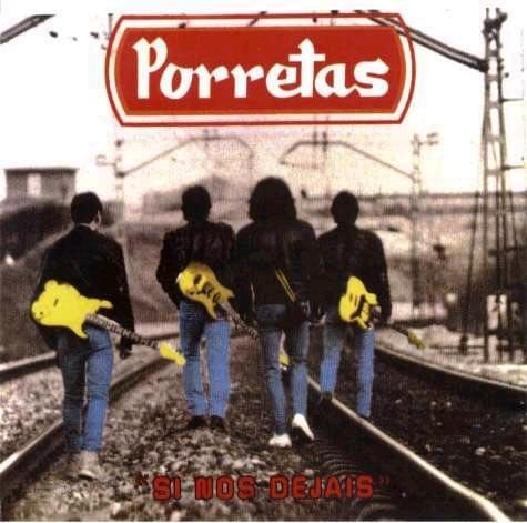 Album cover art for "Si nos dejáis" by Porretas