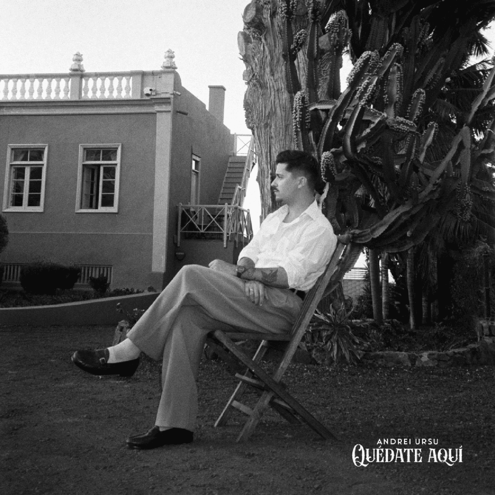 Album cover art for "Quédate Aquí" by Andrei Ursu