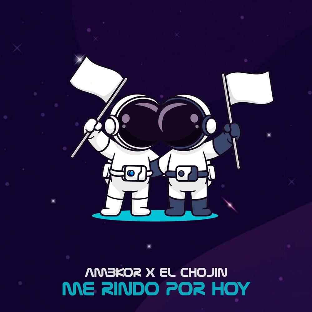Album cover art for "Me rindo por hoy" by AMBKOR