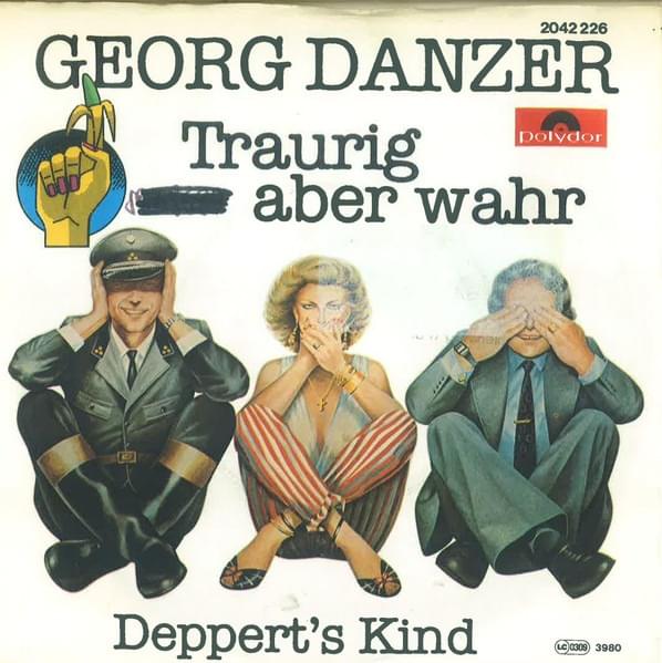 Album cover art for "Traurig aber wahr" by Georg Danzer