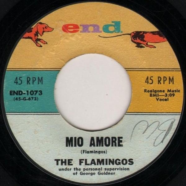 Album cover art for "Mio Amore (My Love)" by The Flamingos
