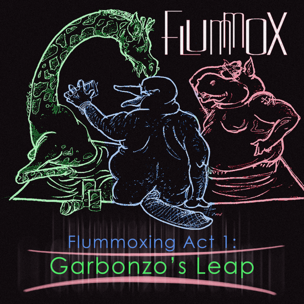 Album cover art for "Flummoxing Act 1: Garbonzo’s Leap (Rephlummoxed)" by Flummox