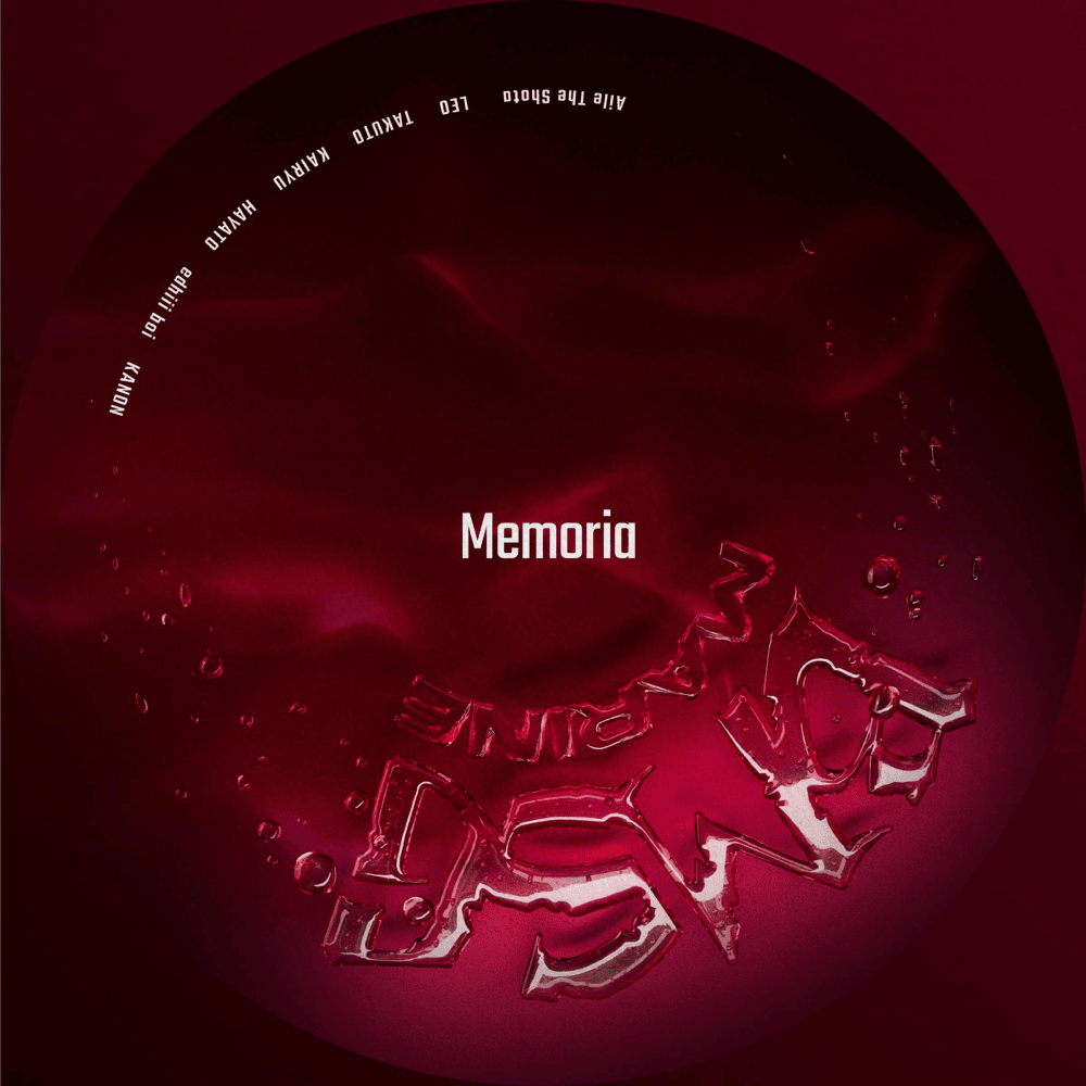 Album cover art for "Memoria" by BMSG MARINE & Aile The Shota & BE:FIRST & MAZZEL & edhiii boi & KANON (STARGLOW)