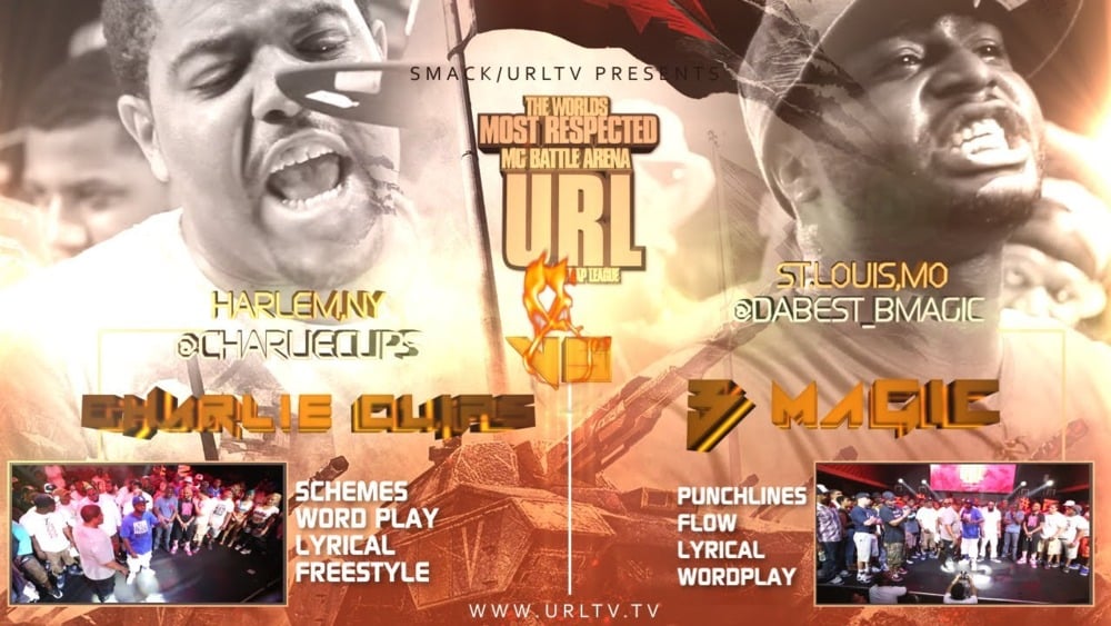 Album cover art for "Charlie Clips vs. B Magic" by URLtv & Charlie Clips & B Magic