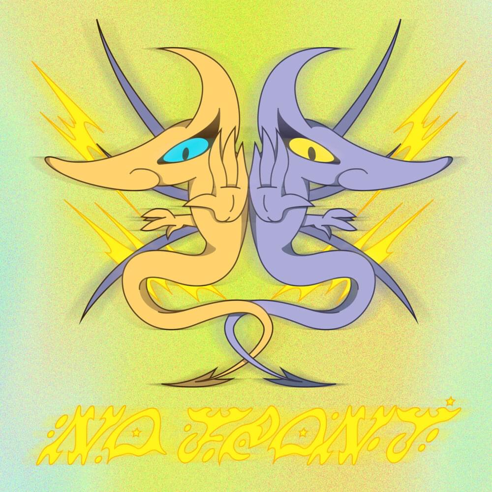 Album cover art for "NO FRONT" by Haiyti