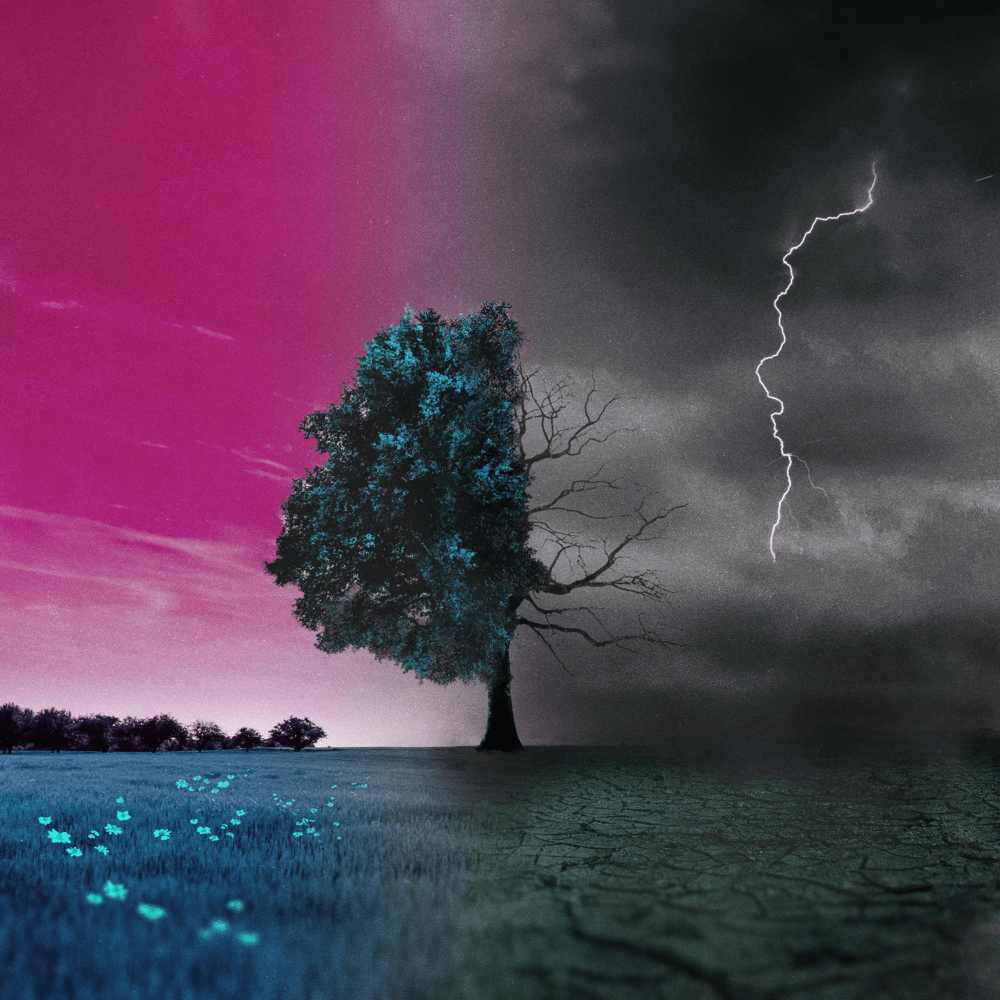 Album cover art for "Painted Dreams" by Unlike Pluto