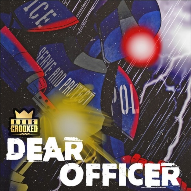 Album cover art for "Shoot Back (Dear Officer)" by KXNG Crooked & Tech N9ne