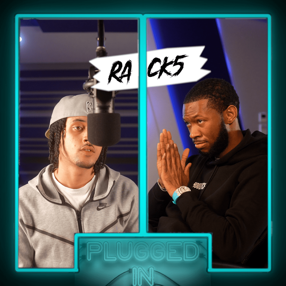 Album cover art for "Rack5 x Fumez The Engineer - Plugged In" by Fumez The Engineer