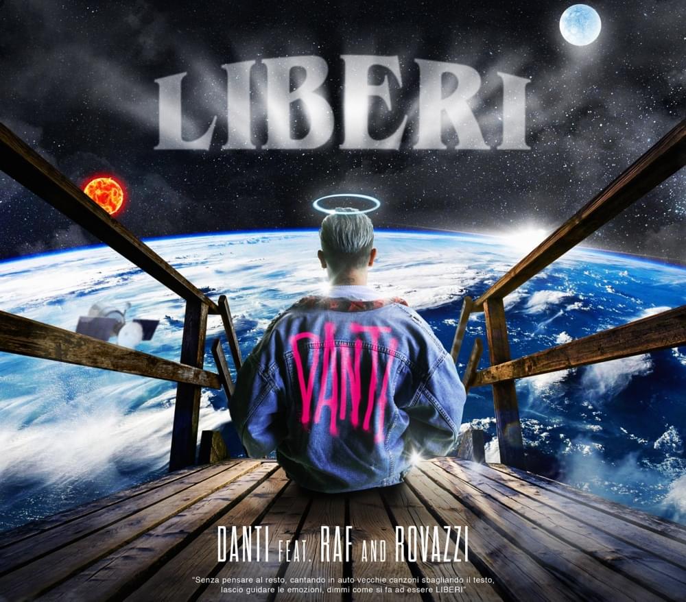 Album cover art for "Liberi" by Danti & Raf & Fabio Rovazzi