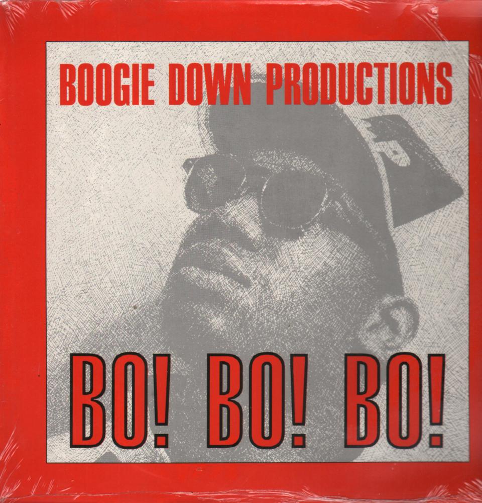 Album cover art for "Bo! Bo! Bo!" by Boogie Down Productions