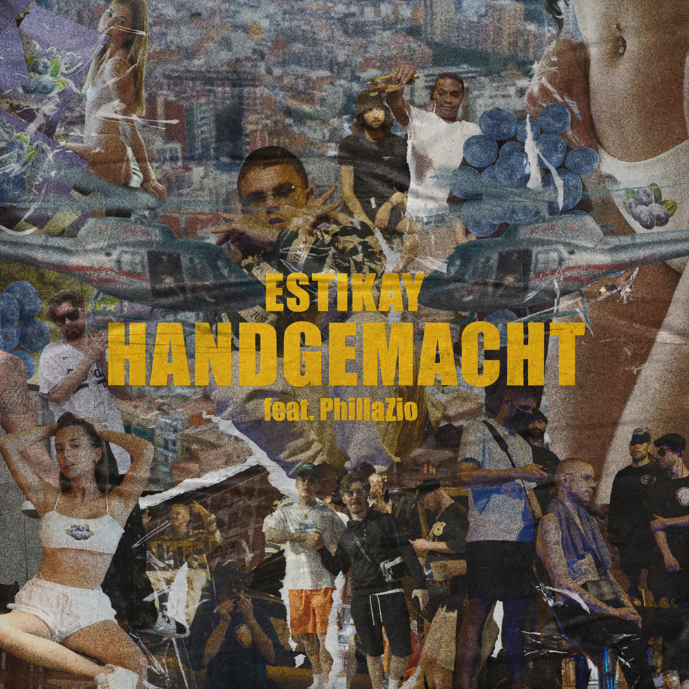Album cover art for "Handgemacht" by Estikay & PhillaZio