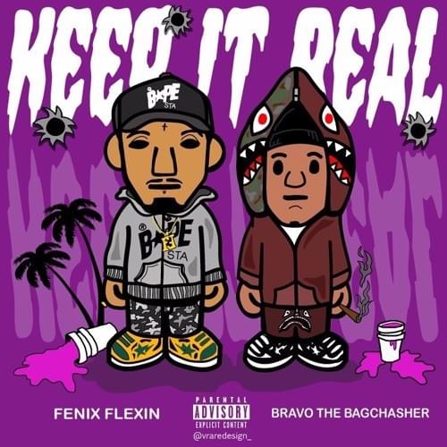 Album cover art for "Keep It Real" by Fenix Flexin