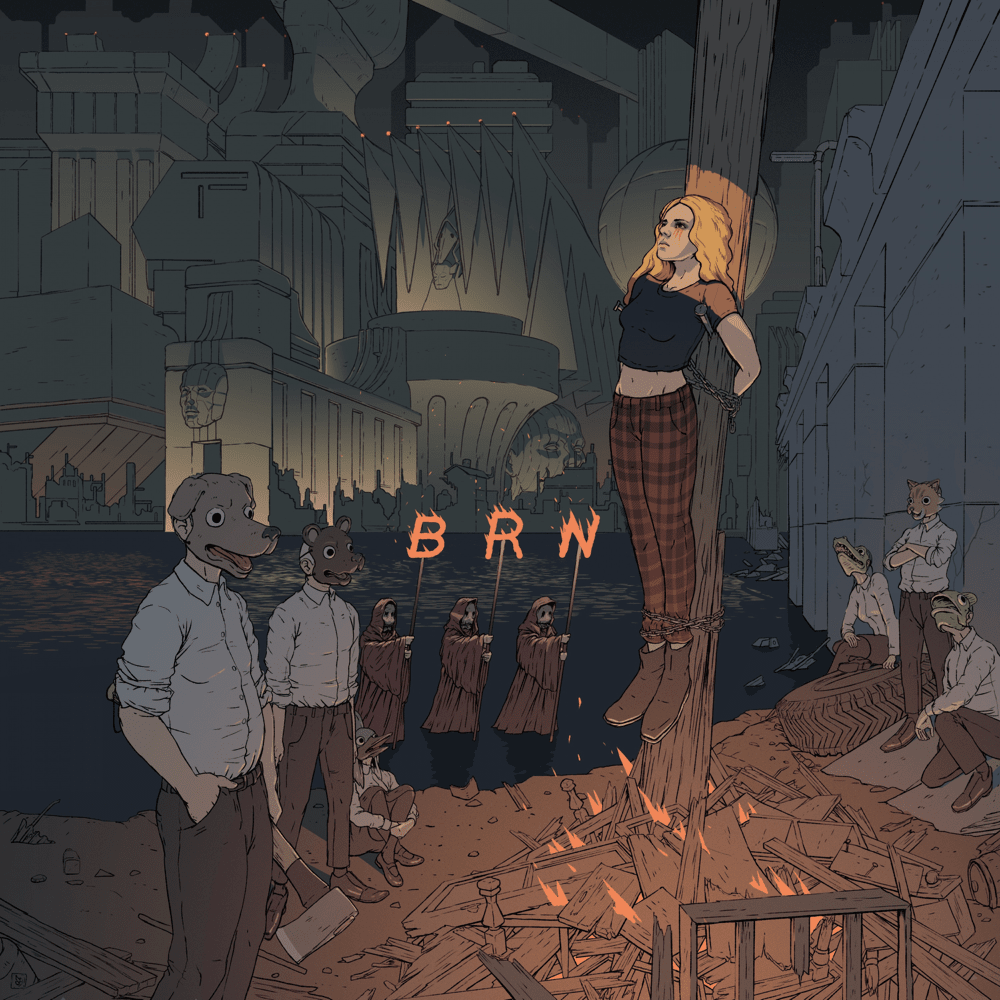 Album cover art for "BRN" by AViVA