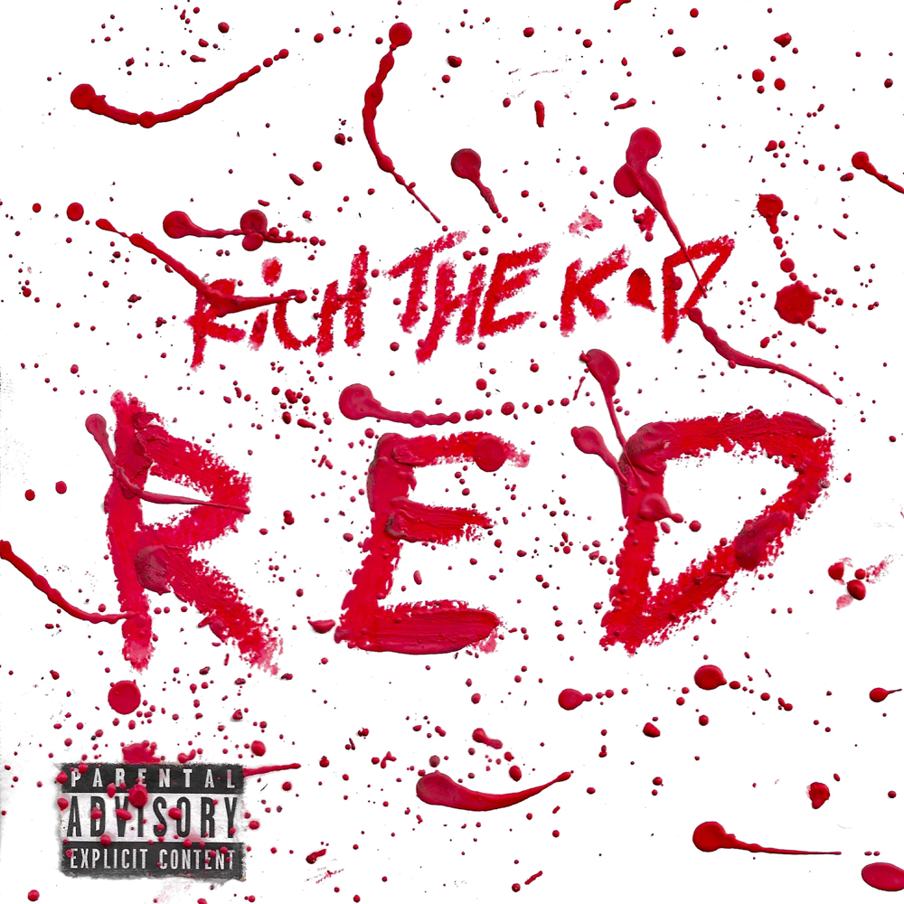 Album cover art for "Red" by Rich The Kid