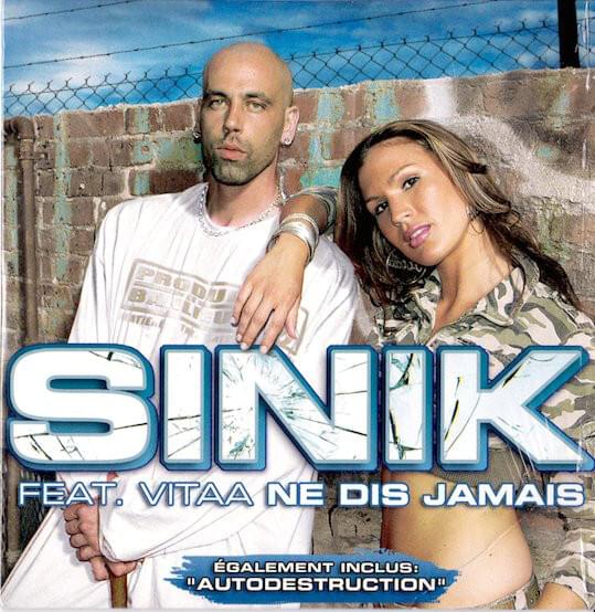 Album cover art for "Ne dis jamais" by Sinik & Vitaa