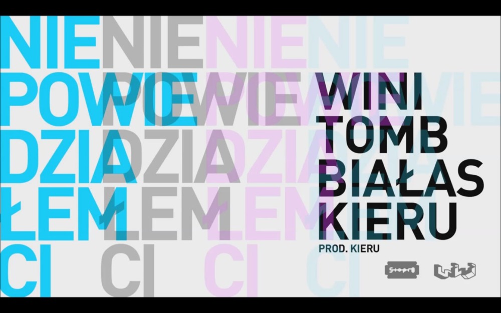 Album cover art for "Nie powiedziałem Ci" by Wini & Białas & TomB & Kieru