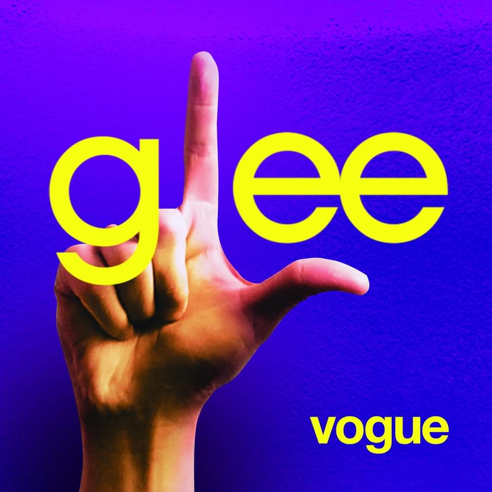 Album cover art for "Vogue" by Glee Cast
