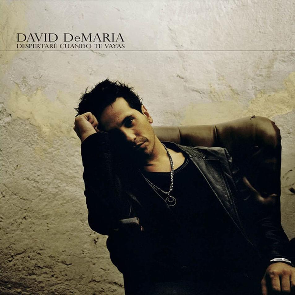 Album cover art for "Despertaré Cuando te Vayas" by David DeMaría