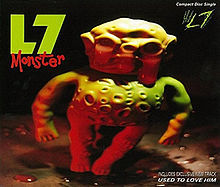 Album cover art for "Monster" by L7