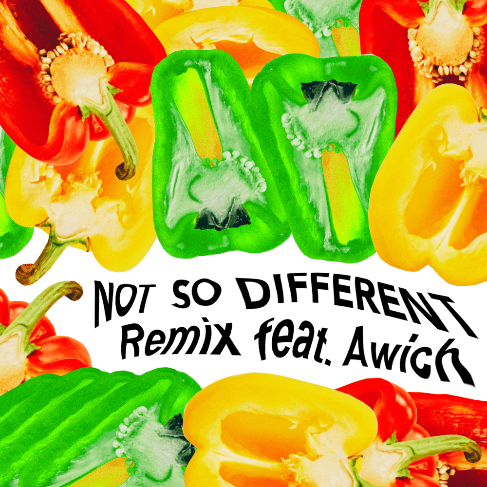 Album cover art for "Not So Different [Remix]" by AI (JPN) & Awich