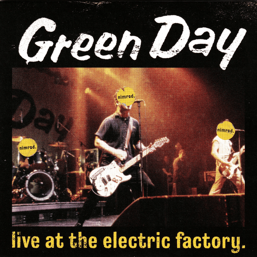 Album cover art for "Knowledge (Live at the Electric Factory, Philadelphia 11/14/97)" by Green Day