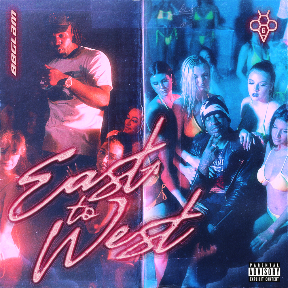 Album cover art for "East to West" by 88GLAM