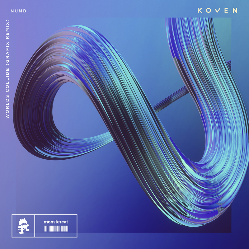 Album cover art for "Worlds Collide (Grafix Remix)" by Koven