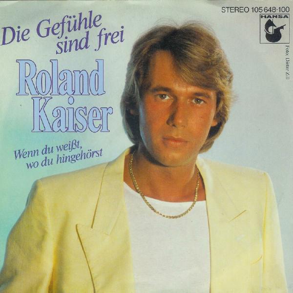 Album cover art for "Die Gefühle sind frei" by Roland Kaiser