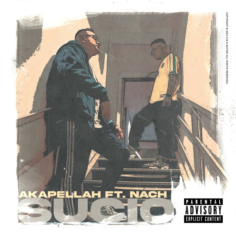 Album cover art for "SUCIO" by Akapellah