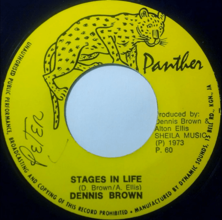 Album cover art for "Stages In Life" by Dennis Brown
