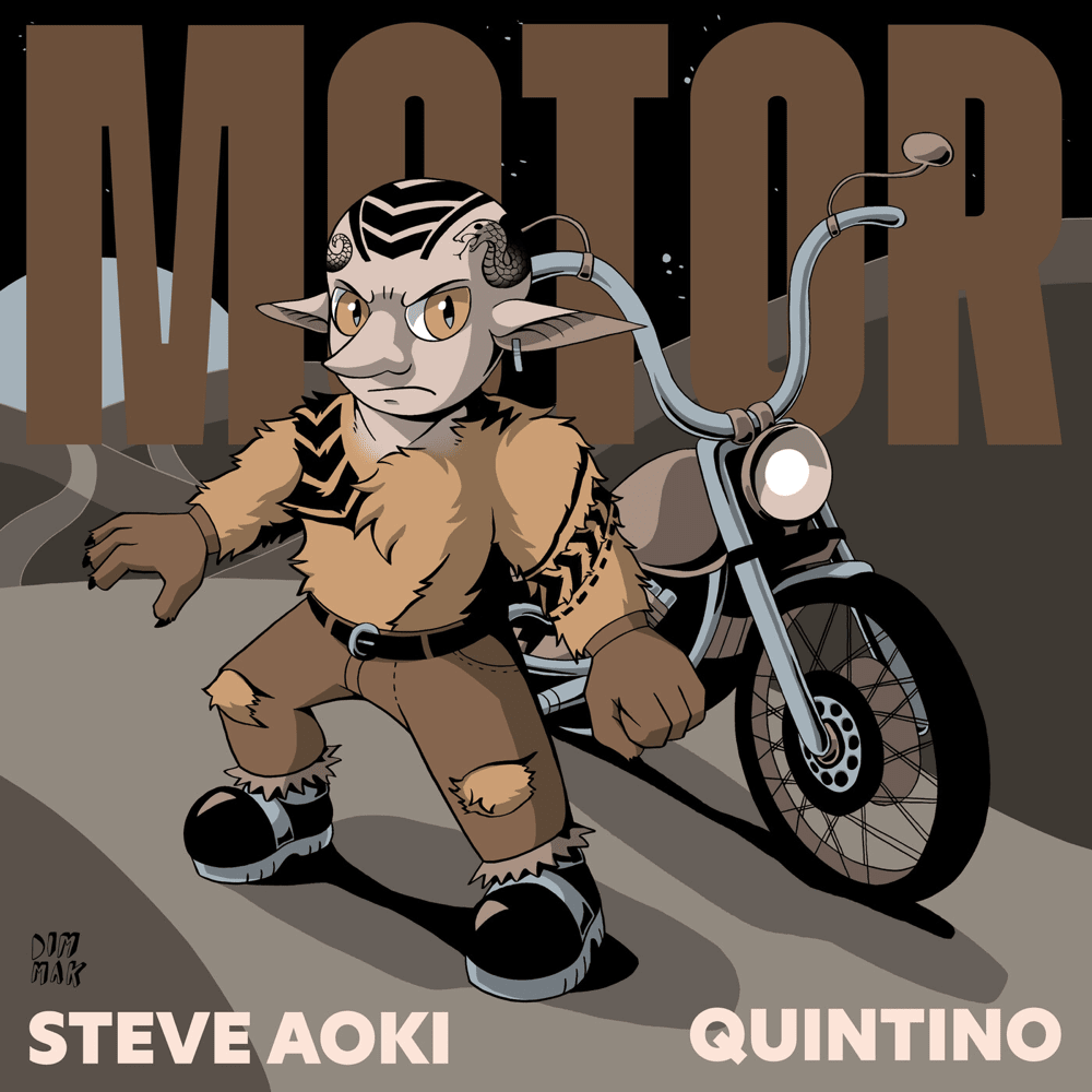 Album cover art for "Motor" by Steve Aoki