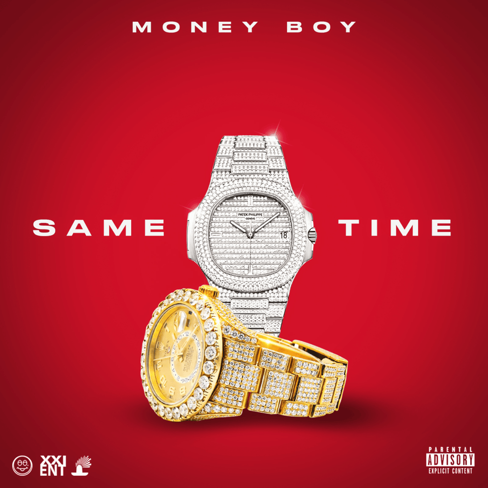 Album cover art for "Same Time" by Money Boy