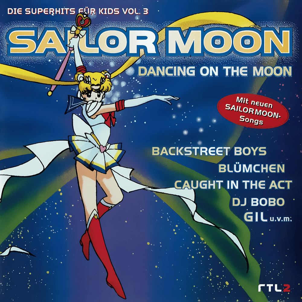 Album cover art for "Sailor Moon auf Weltraumtour (Sailor Moon)" by Anime Allstars & Tina Bichlmeir