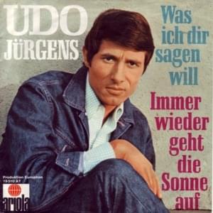 Album cover art for "Immer wieder geht die Sonne auf" by Udo Jürgens
