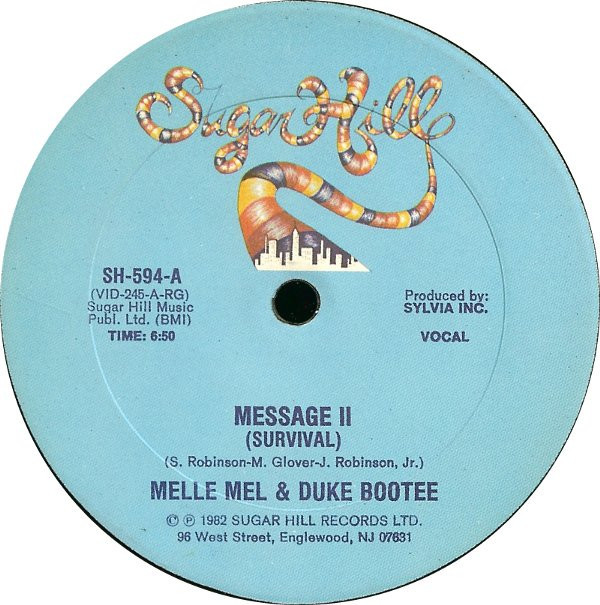 Message II (Survival) by Grandmaster Melle Mel