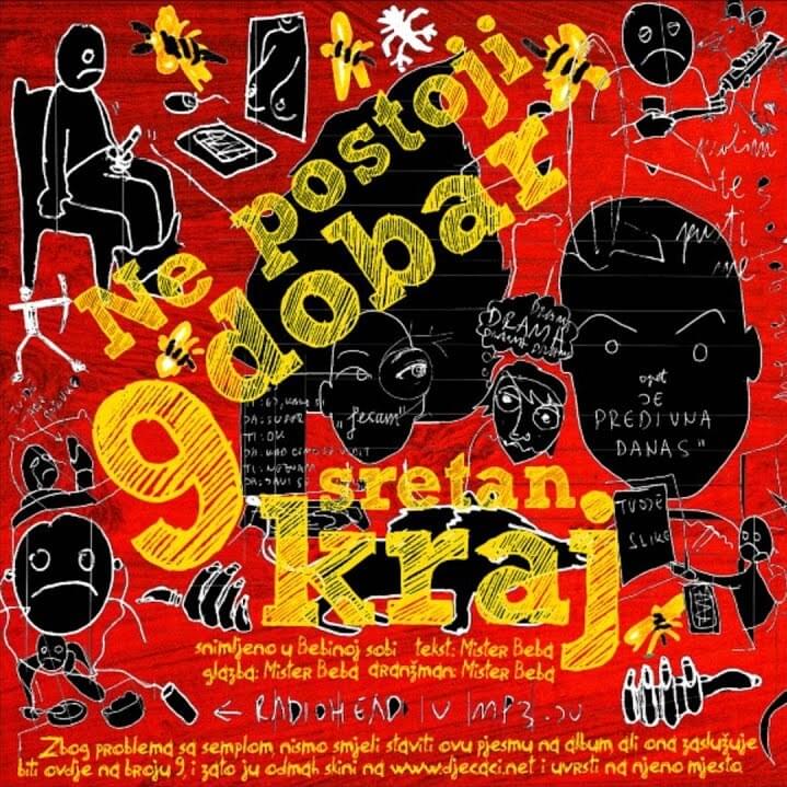 Album cover art for "Ne Postoji Dobar Sretan Kraj" by Dječaci & Jadranka Stojaković