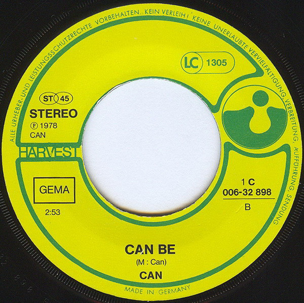 Album cover art for "Can Be" by Can