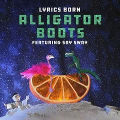 Album cover art for "Alligator Boots" by Lyrics Born & Say Sway
