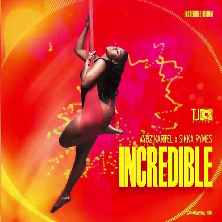 Album cover art for "Incredible" by Vybz Kartel & Sikka Rymes