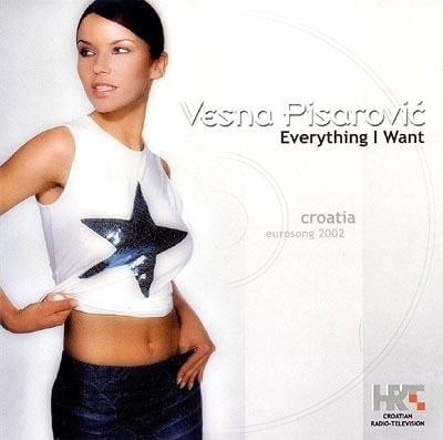 Album cover art for "Everything I Want" by Vesna Pisarović