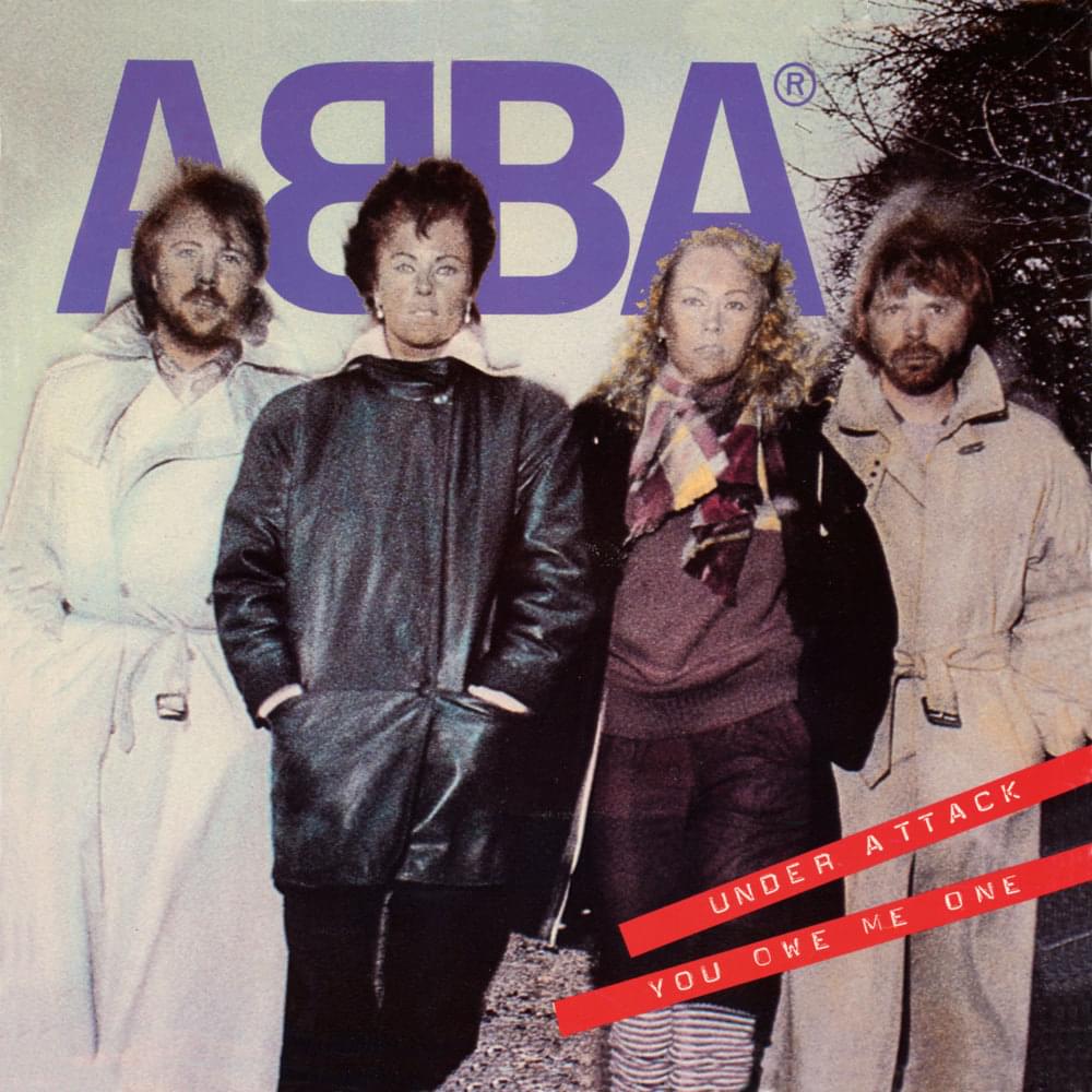 Album cover art for "Under Attack" by ABBA