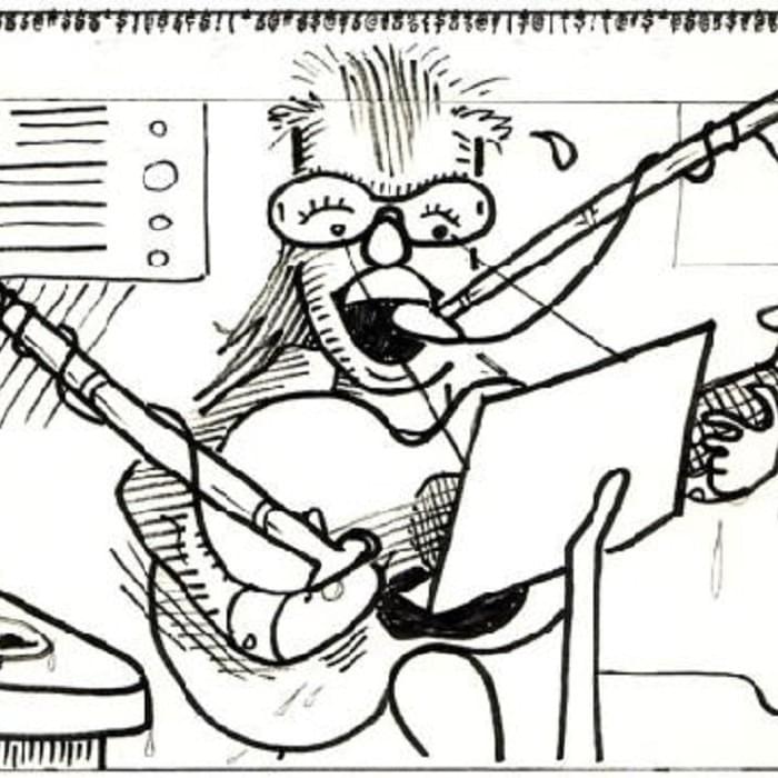 Album cover art for "Hitting It Off" by R. Stevie Moore