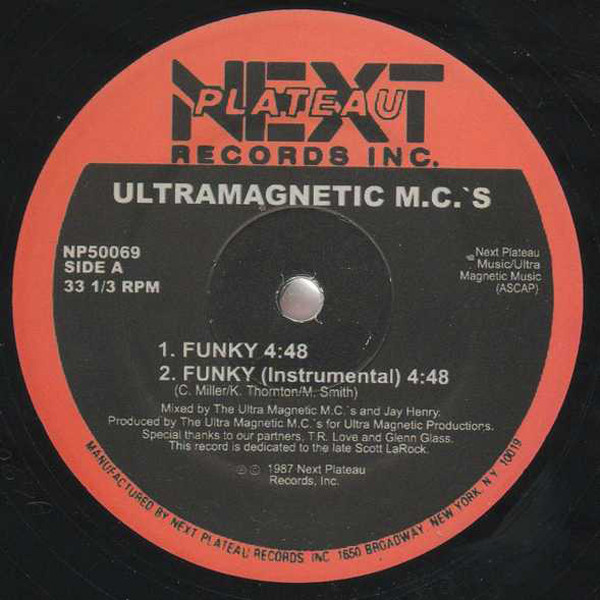 Album cover art for "Funky (Original 12" Version)" by Ultramagnetic MC’s