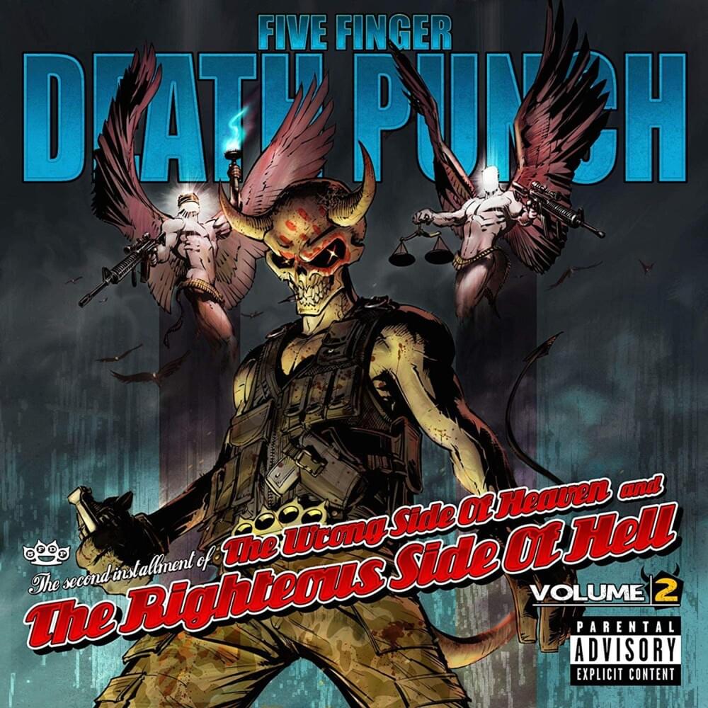 Album cover art for "Cradle to the Grave" by Five Finger Death Punch