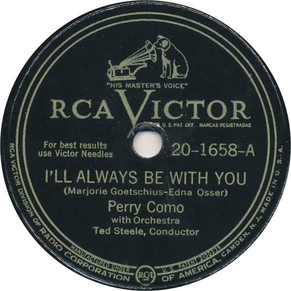 Album cover art for "I’ll Always Be With You" by Perry Como