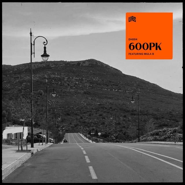 Album cover art for "600PK" by Lijpe & Mula B